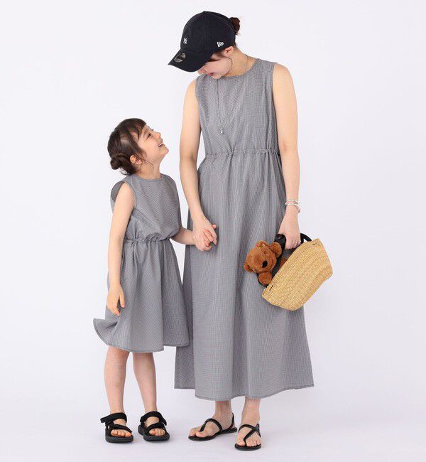 SHIPS KIDS「【SHIPS KIDS別注】ARCH&LINE:100～130cm / 〈家族おそろい〉SOLOTEX ワンピース」|ワンピース|