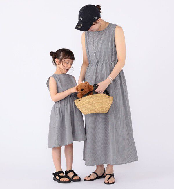 SHIPS KIDS「【SHIPS KIDS別注】ARCH&LINE:100～130cm / 〈家族おそろい〉SOLOTEX ワンピース」|ワンピース|