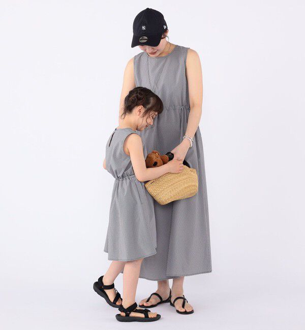 SHIPS KIDS「【SHIPS KIDS別注】ARCH&LINE:100～130cm / 〈家族おそろい〉SOLOTEX ワンピース」|ワンピース|