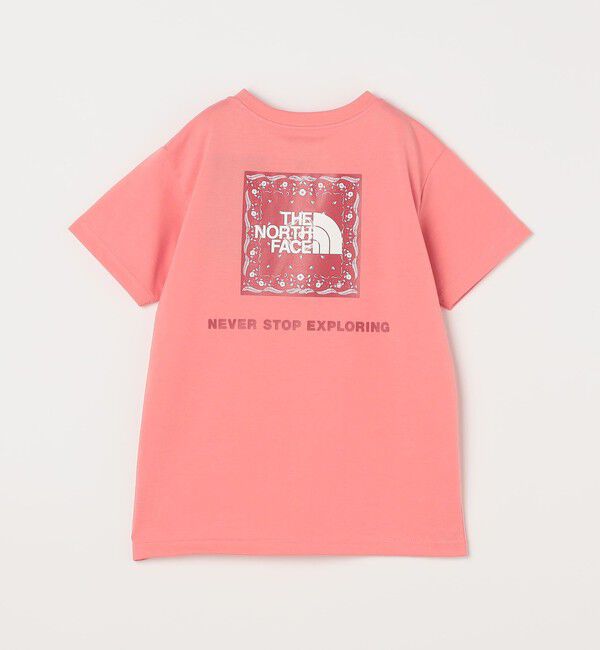 SHIPS any「THE NORTH FACE: スクエア バンダナ  バックプリント ロゴ Tシャツ 26SS<KIDS>」|Tシャツ・カットソー|