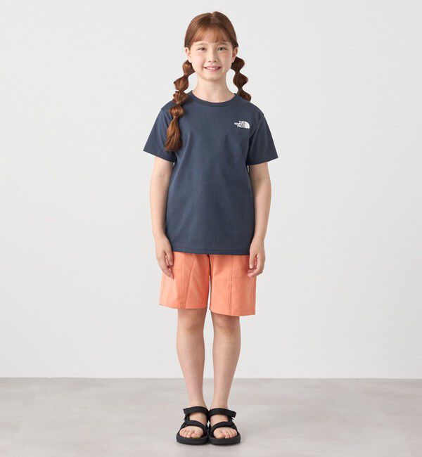 SHIPS any「THE NORTH FACE: スクエア バンダナ  バックプリント ロゴ Tシャツ 26SS<KIDS>」|Tシャツ・カットソー|