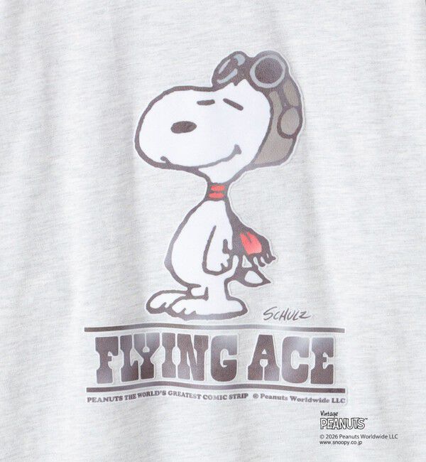 SHIPS KIDS「SHIPS KIDS:140～160cm / PEANUTS FA プリント ロングスリーブ Tシャツ」|Tシャツ・カットソー|