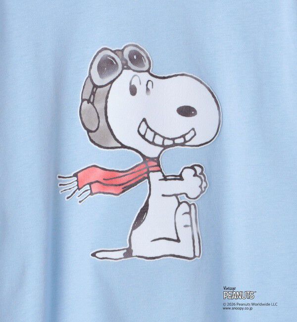 SHIPS KIDS「SHIPS KIDS:140～160cm / PEANUTS FA プリント ロングスリーブ Tシャツ」|Tシャツ・カットソー|
