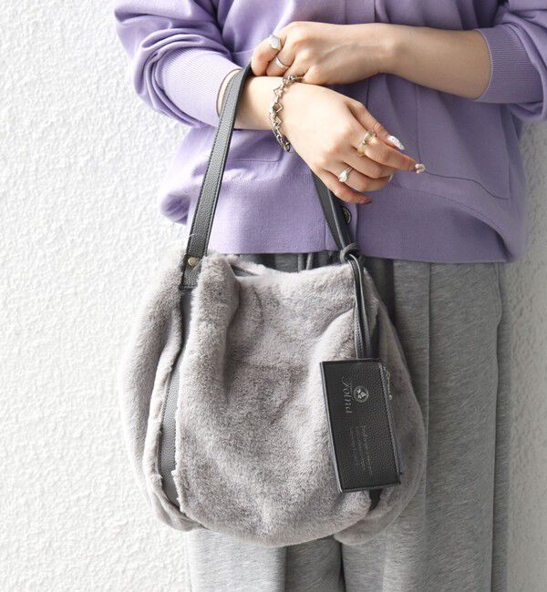 SHIPS any「【SHIPS any別注】Folna: 2WAY フェイクファー バッグ 26AW」|トートバッグ|