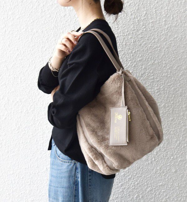 SHIPS any「【SHIPS any別注】Folna: 2WAY フェイクファー バッグ 26AW」|トートバッグ|