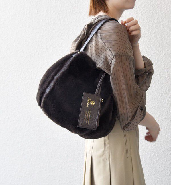 SHIPS any「【SHIPS any別注】Folna: 2WAY フェイクファー バッグ 26AW」|トートバッグ|