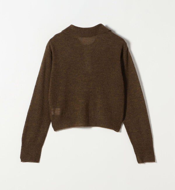 SHIPS any「Healthknit:〈手洗い可能〉モヘヤ ミックス ポロ ニット」|ニット・セーター|