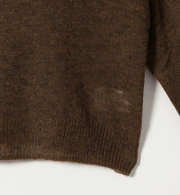 SHIPS any「Healthknit:〈手洗い可能〉モヘヤ ミックス ポロ ニット」|ニット・セーター|