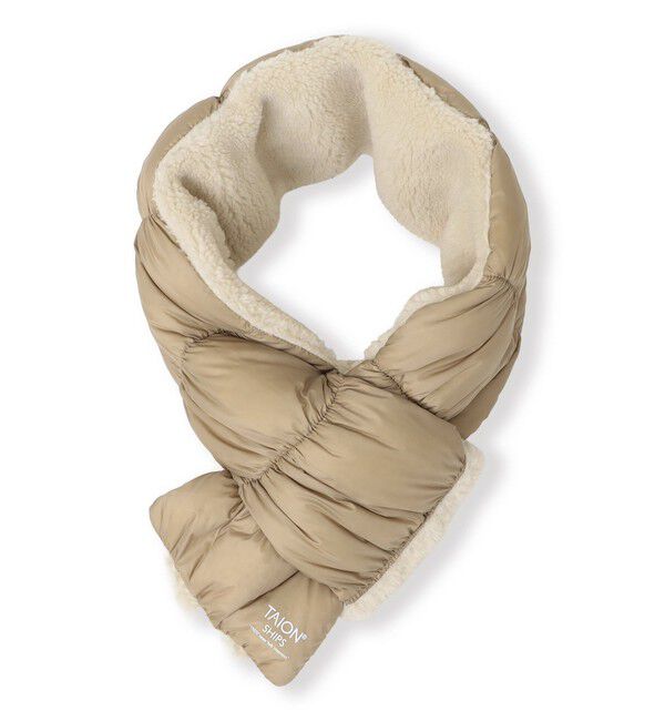 SHIPS for women「《予約》【SHIPS別注】TAION:〈手洗い可能〉SHIRRING MUFFLER」|マフラー|