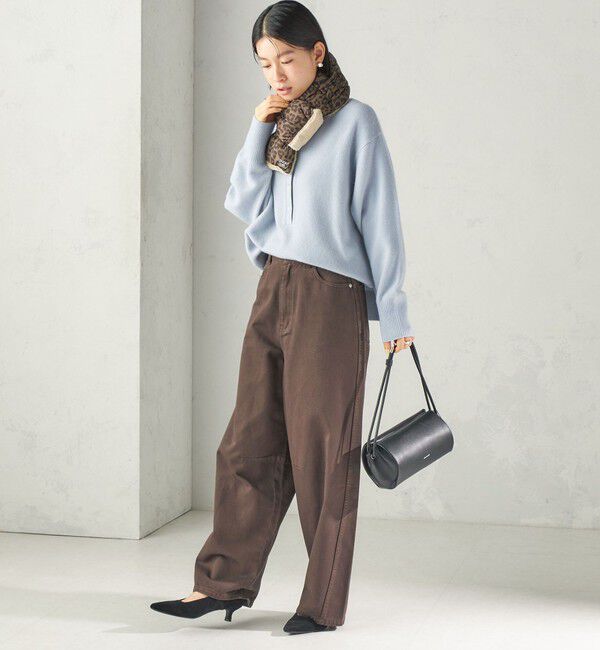 SHIPS for women「《予約》【SHIPS別注】TAION:〈手洗い可能〉SHIRRING MUFFLER」|マフラー|