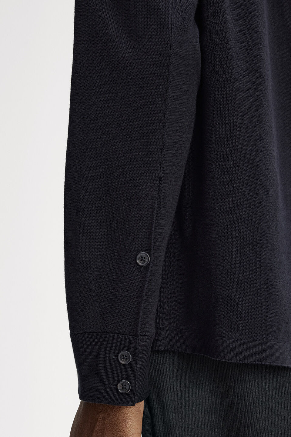 FRED PERRY 「FRED PERRY／KNITTED OVERSHIRT／ニットオーバーシャツ」|ニット・セーター|