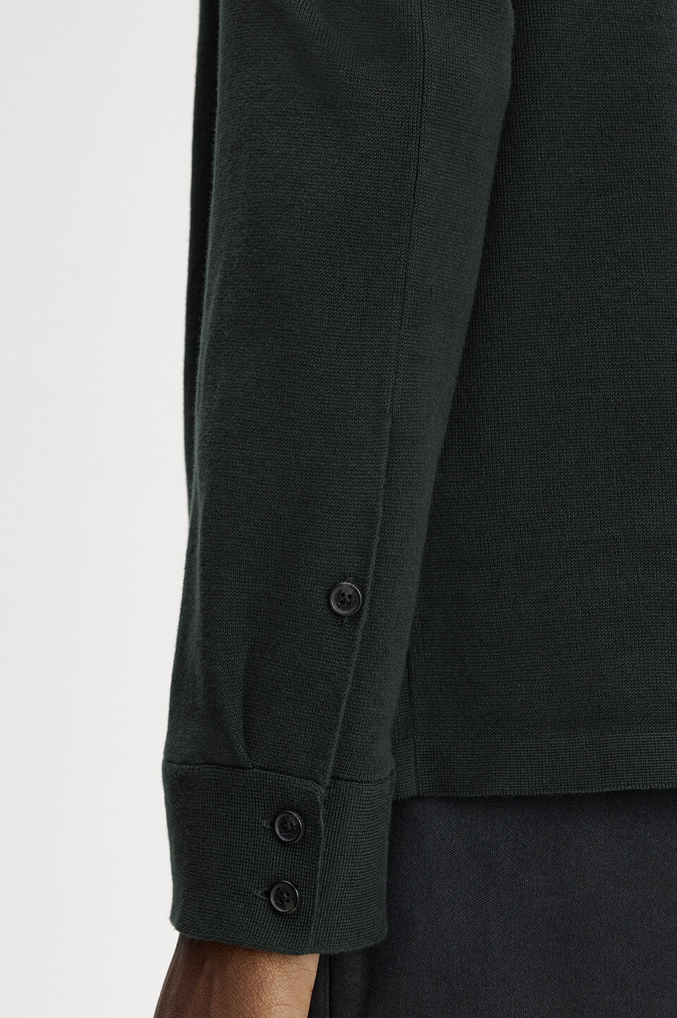FRED PERRY 「FRED PERRY／KNITTED OVERSHIRT／ニットオーバーシャツ」|ニット・セーター|