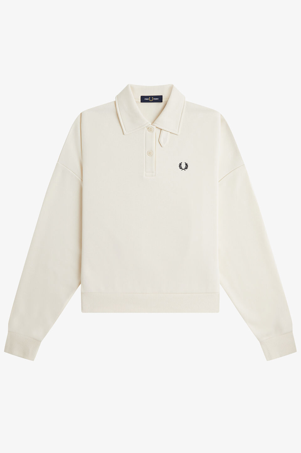 FRED PERRY 「FRED PERRY／BRUSHED BACK SWEATSHIRT POLO／スウェットポロシャツ」|ポロシャツ|