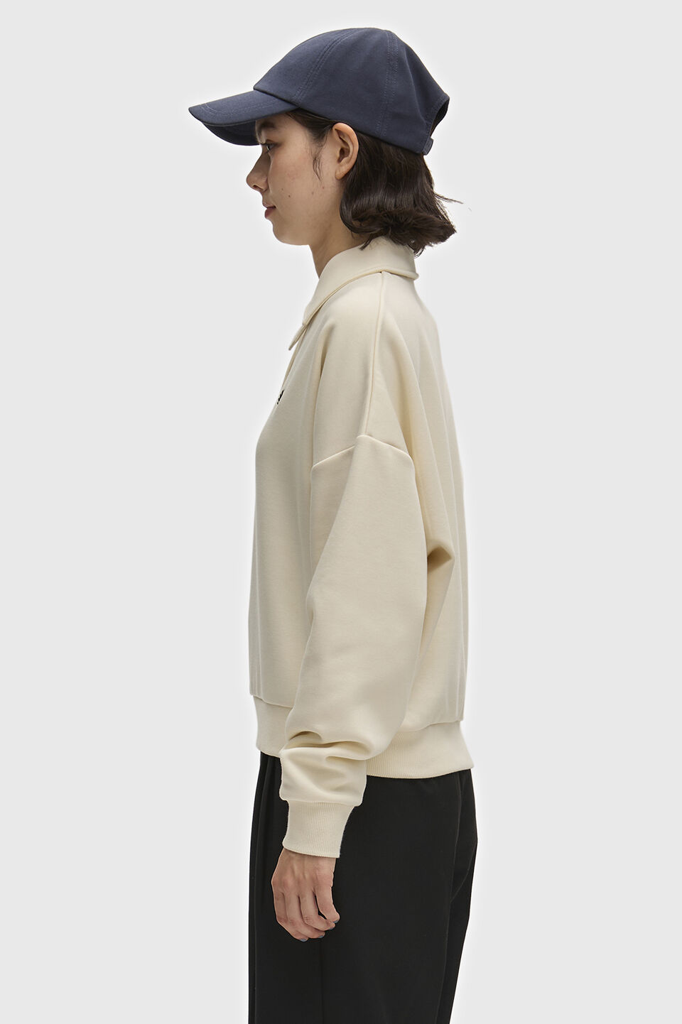 FRED PERRY 「FRED PERRY／BRUSHED BACK SWEATSHIRT POLO／スウェットポロシャツ」|ポロシャツ|