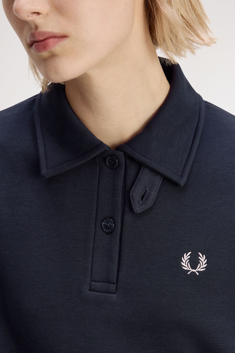 FRED PERRY 「FRED PERRY／BRUSHED BACK SWEATSHIRT POLO／スウェットポロシャツ」|ポロシャツ|