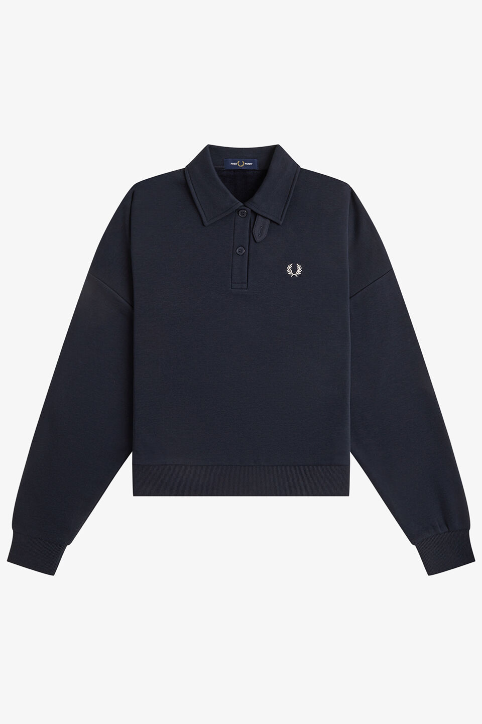FRED PERRY 「FRED PERRY／BRUSHED BACK SWEATSHIRT POLO／スウェットポロシャツ」|ポロシャツ|