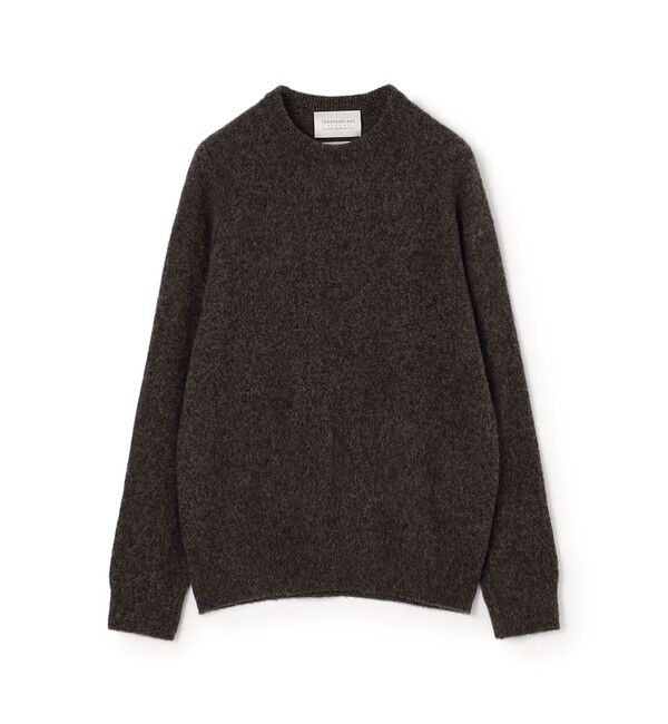 TOMORROWLAND MENS「【WEB先行予約】TOMORROWLAND tricot メリノウール チーゼル起毛 クルーネックニット」|ニット・セーター|17 チャコールグレー