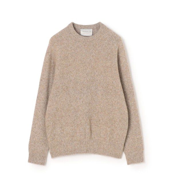 TOMORROWLAND MENS「【WEB先行予約】TOMORROWLAND tricot メリノウール チーゼル起毛 クルーネックニット」|ニット・セーター|43 ベージュ
