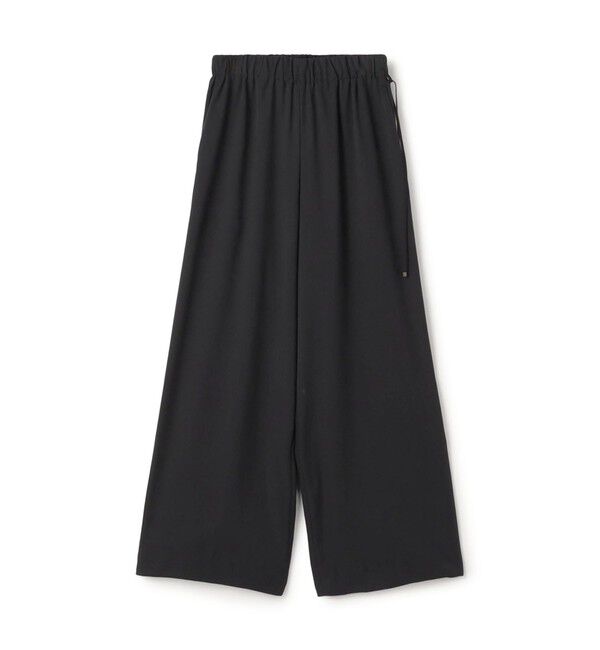 Ballsey「ピーチストレッチツイル タックワイドパンツ」|その他|17 ダークグレー