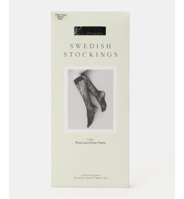  「SWEDISH STOCKINGS ROSA LACE KENN-HIGHS SST-KH072：靴下」|ソックス|