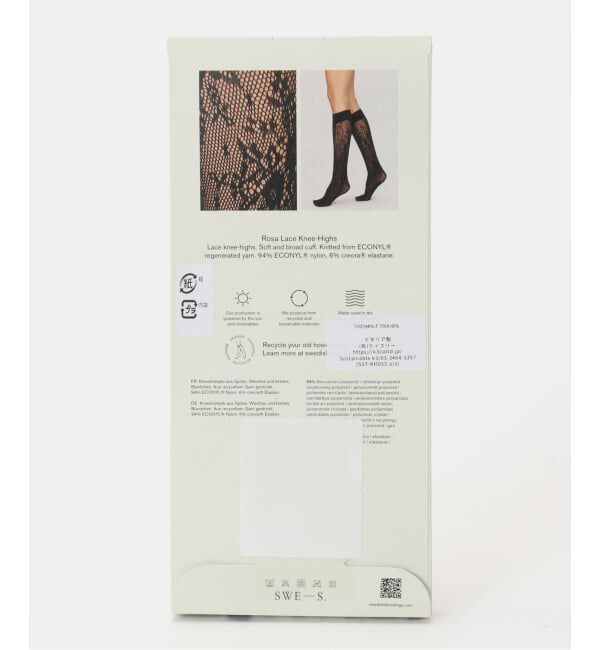  「SWEDISH STOCKINGS ROSA LACE KENN-HIGHS SST-KH072：靴下」|ソックス|