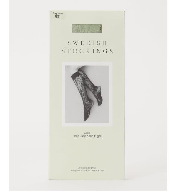  「SWEDISH STOCKINGS ROSA LACE KENN-HIGHS SST-KH072：靴下」|ソックス|
