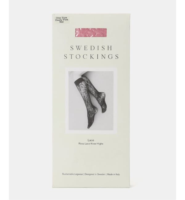  「SWEDISH STOCKINGS ROSA LACE KENN-HIGHS SST-KH072：靴下」|ソックス|