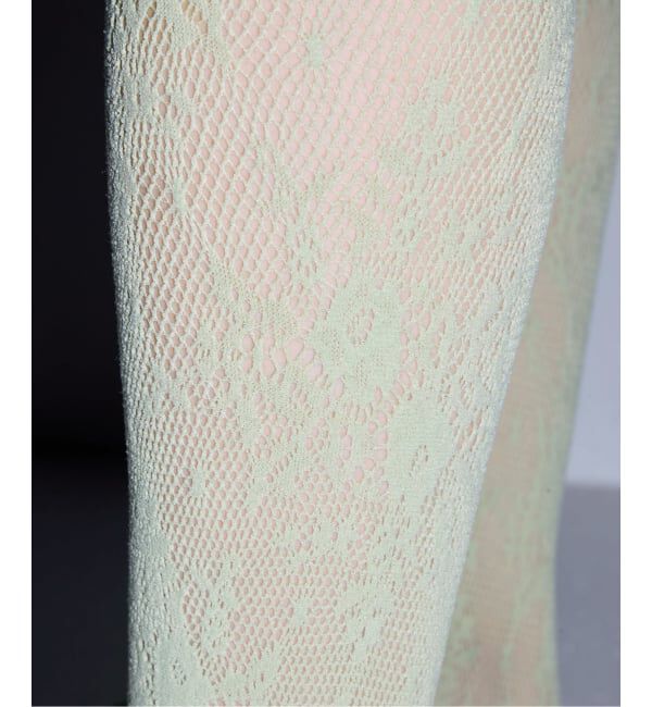  「SWEDISH STOCKINGS ROSA LACE KENN-HIGHS SST-KH072：靴下」|ソックス|グリーン