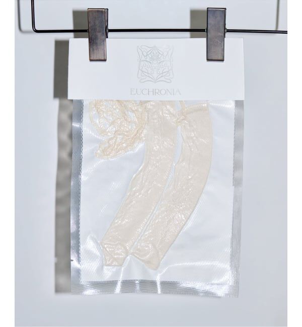  「EUCHRONIA STRETCH LACE BALLET SOCKS 262807：靴下」|ソックス|