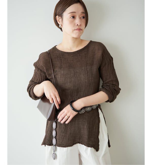 Plage「LES ATELIERS FRANCAIS DE CONFECTION 別注 SLIT ブラウス」|シャツ・ブラウス|