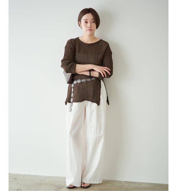 Plage「LES ATELIERS FRANCAIS DE CONFECTION 別注 SLIT ブラウス」|シャツ・ブラウス|