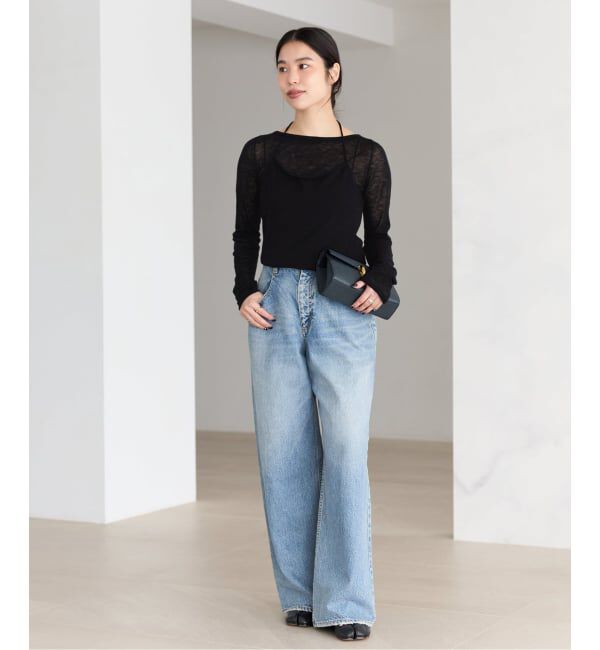 Plage「《予約》Sheer layered ニット」|ニット・セーター|