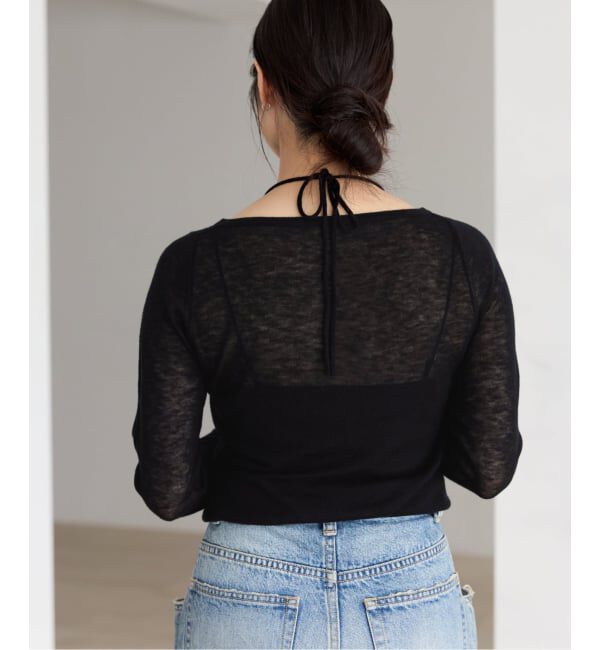 Plage「《予約》Sheer layered ニット」|ニット・セーター|