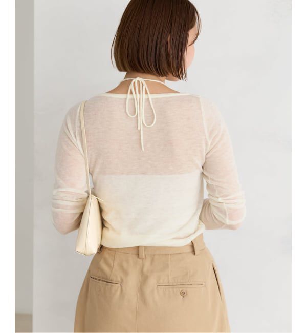 Plage「《予約》Sheer layered ニット」|ニット・セーター|