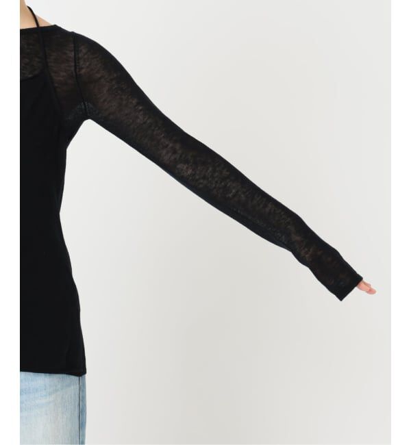 Plage「《予約》Sheer layered ニット」|ニット・セーター|