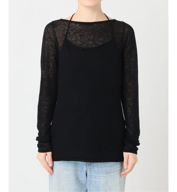Plage「《予約》Sheer layered ニット」|ニット・セーター|