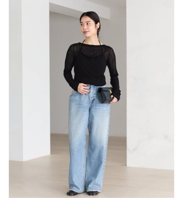 Plage「《予約》Sheer layered ニット」|ニット・セーター|