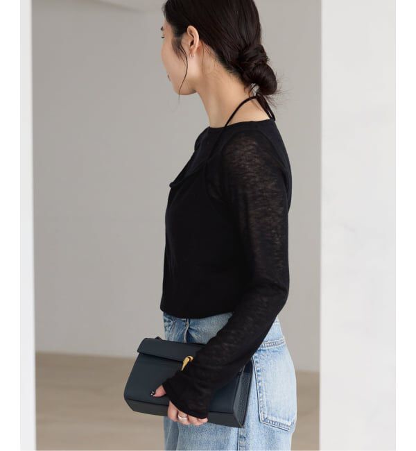 Plage「《予約》Sheer layered ニット」|ニット・セーター|