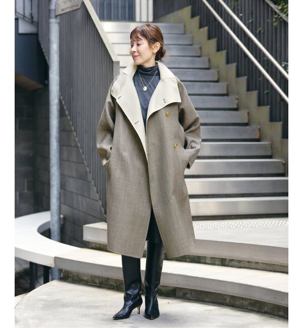 VERMEIL par iena「《予約》Shark skin コート」|その他|