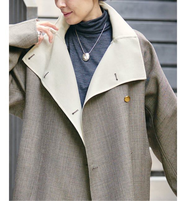 VERMEIL par iena「《予約》Shark skin コート」|その他|