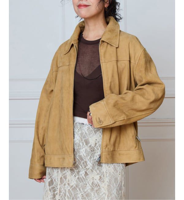 IENA LA BOUCLE「IENA LA BOUCLE LAMB SUEDE  BLOUSON」|その他|