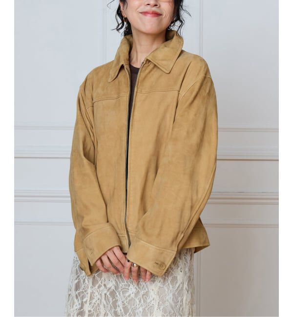 IENA LA BOUCLE「IENA LA BOUCLE LAMB SUEDE  BLOUSON」|その他|