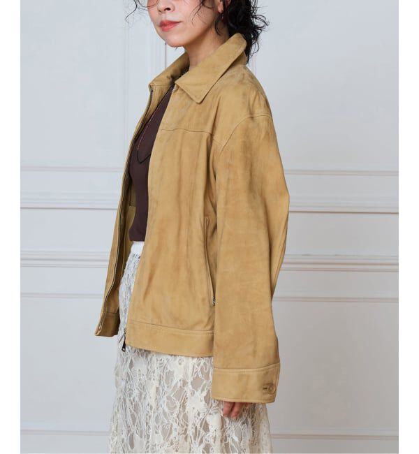 IENA LA BOUCLE「IENA LA BOUCLE LAMB SUEDE  BLOUSON」|その他|