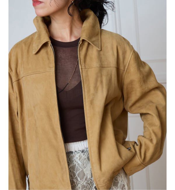 IENA LA BOUCLE「IENA LA BOUCLE LAMB SUEDE  BLOUSON」|その他|