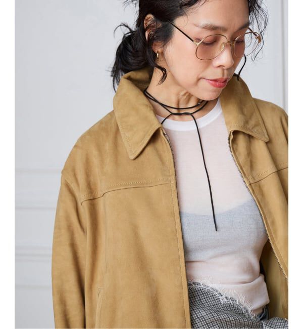 IENA LA BOUCLE「IENA LA BOUCLE LAMB SUEDE  BLOUSON」|その他|
