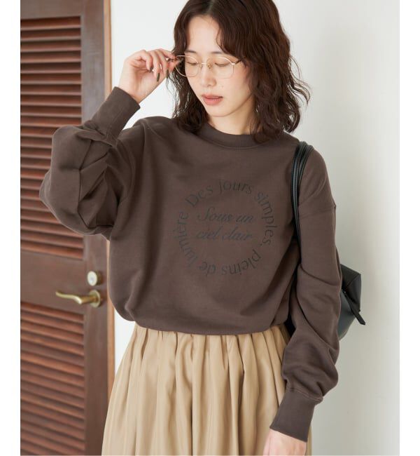 SLOBE IENA「《予約》+81 BRANCA/ハチイチブランカ ロゴスウェット」|スウェット・ジャージ|