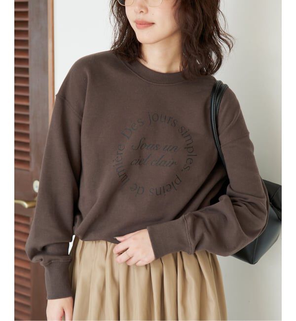 SLOBE IENA「《予約》+81 BRANCA/ハチイチブランカ ロゴスウェット」|スウェット・ジャージ|