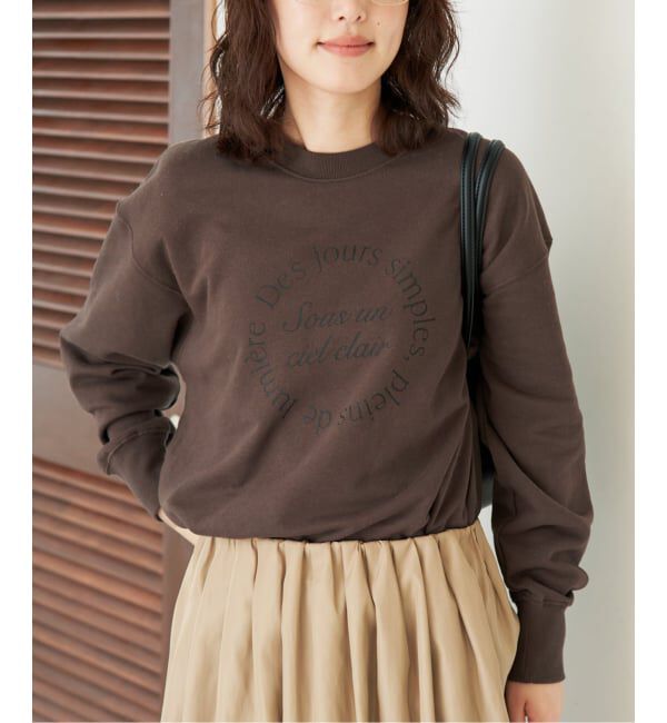 SLOBE IENA「《予約》+81 BRANCA/ハチイチブランカ ロゴスウェット」|スウェット・ジャージ|