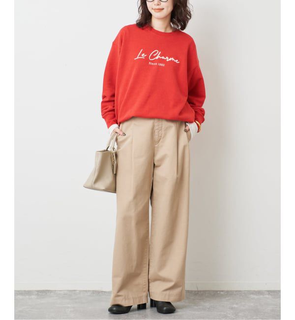 SLOBE IENA「《予約》+81 BRANCA/ハチイチブランカ ロゴスウェット」|スウェット・ジャージ|