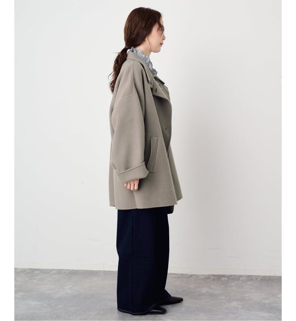 SLOBE IENA「《WEB限定/追加予約2》souple woolダブルフェイススタンドコート」|その他|